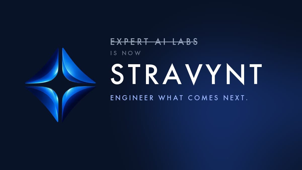 Expert AI Labs Is Now STRAVYNT. Here Is Why We Took "AI" Out of Our Name.